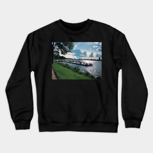 Boston Back Bay - Sitting on the Dock Crewneck Sweatshirt